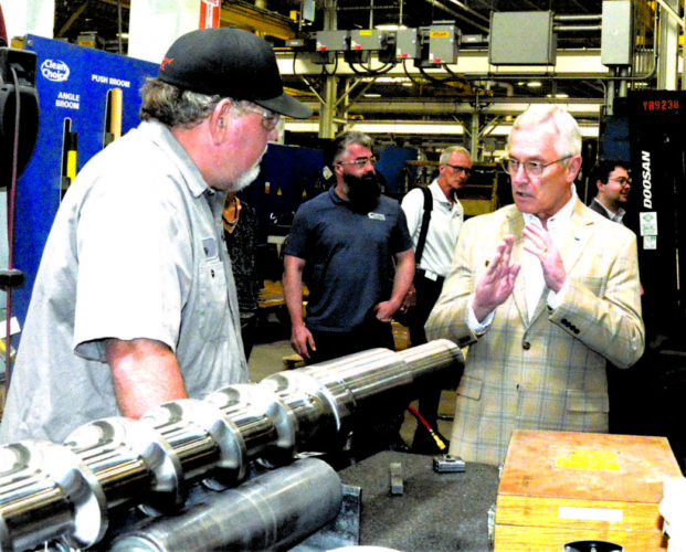 Lt. Gov. Tressel touts jobs program at Austintown manufacturer